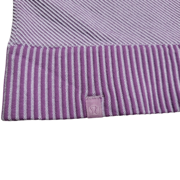 Lululemon Rest Less PulloverDiagonal Rib Wisteria Purple / Lavender Dew - Picture 11 of 14